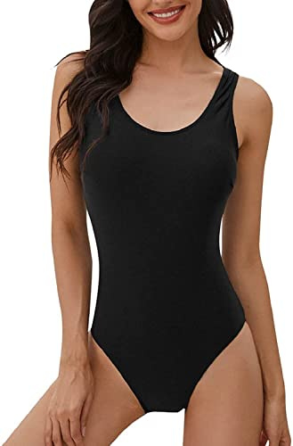 heekpek One Piece Swimsuit Women Tummy Control Swimsuit High Waisted Women Swimming Costume Vintage Swimsuits Swimwear
