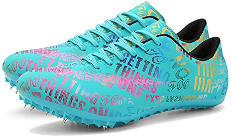 Männer Frauen Laufschuhe Trainingsschuhe Leichtathletik Sprint Spikes Männliche Leichte Trainingsschuh Lace Up Atmungsaktive Turnschuhe Spike-Schuhe Tragen Geeignet Für Professionelle Sportschuh
