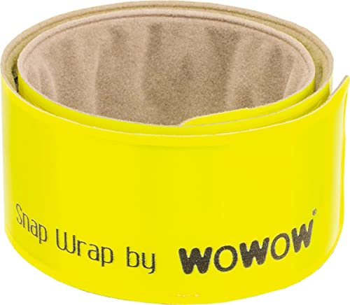 Wowow Unisex – Erwachsene Snap Wrap Reflexband, Gelb, Einheitsgröße