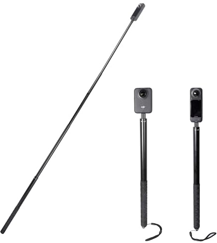 PellKing Long 200cm(78inch) Invisible Selfie Stick for Insta360 ONE X3, X2, X, Insta360 ONE R, RS, Insta 360 Camera 1/4 Extended Monopod Pole
