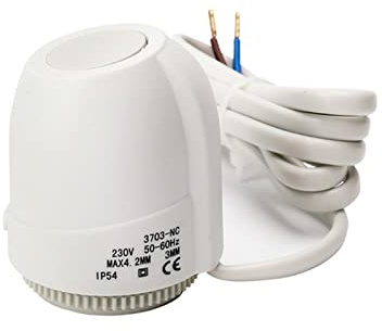 WANGMUMU Valvola di Riscaldamento a Pavimento 230V/24V NC/No AC Collettore attuatore Termico Elettrico for termostato for Riscaldamento a Pavimento Go (Specification : Normal Close, Voltage : 230V)