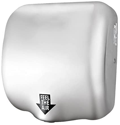 Asciugamani Elettrico, Asciugamani Elettrico Compatto Ad Aria Calda, Ventilatore Commerciale Automatico In Acciaio Inossidabile Da 1800 W, Asciugatura Rapida In 7 Secondi Corpo Compatto, Per Bagni Toi