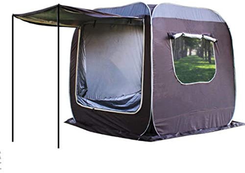 WZCXYX Heckverlängerungszelt, Automatisches Carside-Zelt, Baufreies, Ultraleichtes Camping-vorzelt Für Fast-Drive-Touren(Color:braun)
