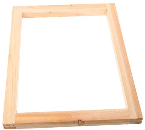 NUOBESTY Siebdruckrahmen Aus Holz Praktisches Starter-Tool Für Kreative Projekte Geeignet Für Heimwerker Und Künstler Hohe Stabilität Und Einfache Handhabung Für Herstellung Von