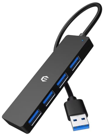 OOTDAY USB C Multiport, 4 en 1 USB C Hub LAN con rápida Transferencia de Datos, ampliación USB Compatible con Ordenadores de Escritorio, MacBook Pro/Air, iMac y Otros portátiles