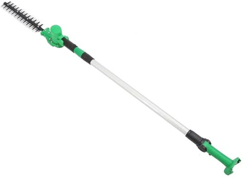 Taille-haie sans Fil, Taille-haie électrique Portatif, Coupe-Herbe pour Arbustes Hauts et Rechargeables avec Perche d'extension Double de 16,5 Pouces, Taille-Haies