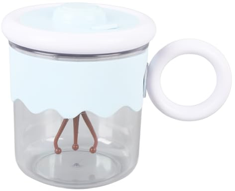 Naroote Auto-confusion à café, Tasse de Mélange Automatique Tasse en Plastique Poudre de Protéines de Lait en Plastique 400 Ml Click Mélangeur (BLUE)