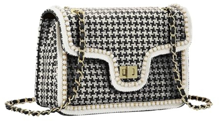 Ynport Crefreak Bolsos Bandolera de Paja Para Mujer Carteras y Bolsos de Paja de Verano Elegante Bolso de Mano de Hombro Bolso de Cartera con Solapa Pequeña Bolso de Hombro