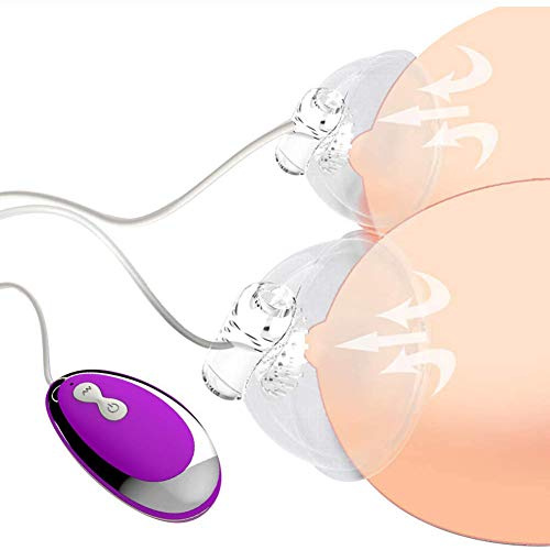Léchage de la langue mamelon et succion vibromasseur de sein masseur de clitoris en silicone Stimulateur sexuel jouets sexuels agrandisseur amplificateur pour les femmes,Violet