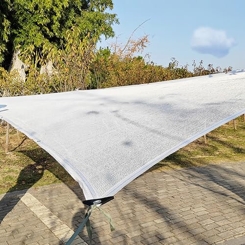 Malla Sombreo Red De Sombra con Ojales Toldo Vela Rectangular Cubierta de Parasol para Exteriores,para Plantas Patio Jardín Balcon Terraza (1x6m)