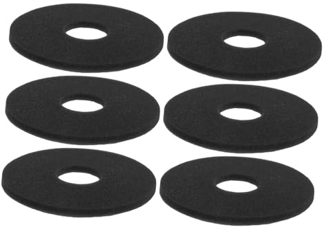 BIUDECO Replacement Sponges Black Sponge Material for Salt Tray 6pcs and Easy Replacement Highly Absorbent and Margarita Salt Polisher for Weddings and Festive Celebrations, Bar