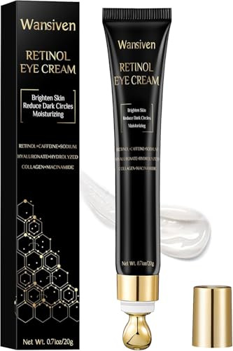 Crema Contorno Occhi alla Caffeina con Acido Ialuronico 20g – Trattamento Antirughe, Anti Borse e Occhiaie, Idratante e Lenitiva per la Stanchezza Oculare, Adatta a Uomini e Donne