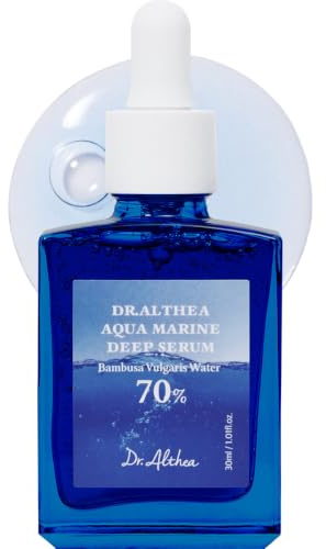Dr. Althea Aqua Marine Deep Serum | omedelbar hydrering och lugnande ansiktsserum för alla hudtyper | koreansk vegansk hudvård, 30 ml