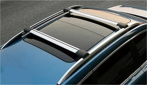 Roof Bars For Dacia For Duster For DUSTRT 2018-2022 Aluminum Alloy Side Bars Cross Rails Roof Rack Luggage LOAD 200KG Roof Rack Cross Bars(Black Silver)