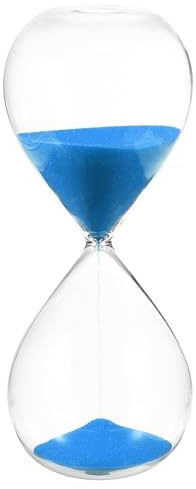 PATIKIL Clessidra A Sabbia Da 30 Minuti Orologio A Sabbia Timer A Sabbia Orologio Per Decorazione Soggiorno Casa Ufficio Ristorante Blu Scuro