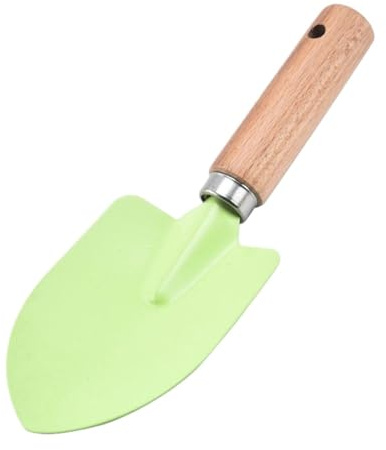 IUVYTA Handgabel 1/3-teiliges Kinder-Gartenwerkzeugset „Kleiner Gärtner“ mit robustem Holzgriff, sicheres Gartenwerkzeug in Bonbonfarben for Auflockern des Bodens(4)