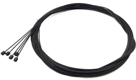 FACAIIO Lot de 5 câbles intérieurs de changement de vitesse de vélo de 2,1 m pour VTT, vélo de route, vélos pliants – Fil de levier de frein pré-lubrifié avec revêtement en PTFE