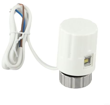 Besttoolifes Attuatore elettrico normalmente aperto, filettatura M30 x 1,5 - valvola termostatica 230 V, distributore di acqua per riscaldamento a pavimento e controllo del radiatore