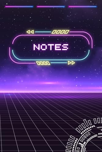 Gaming Notebook: Lined Notebook | 120 Pages | 6x9 Matte Cover | Neon Gamer Journal for Notes, Strategies and Ideas