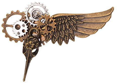 GRACEART Steampunk Getriebe Brosche