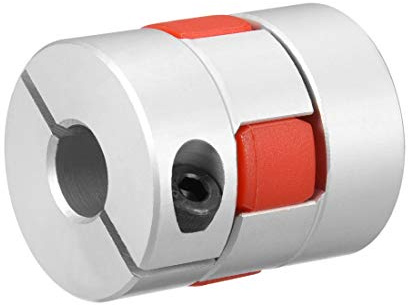 uxcell Shaft Coupling 8mm to 10mm Bore L35xD30 Flexible Coupler Joint for Servo Stepped Motor