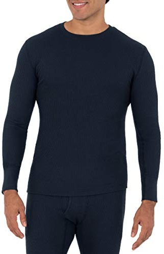 Fruit of the Loom Pyjamasöverdel för män, Marinblått Xsp, 3XL