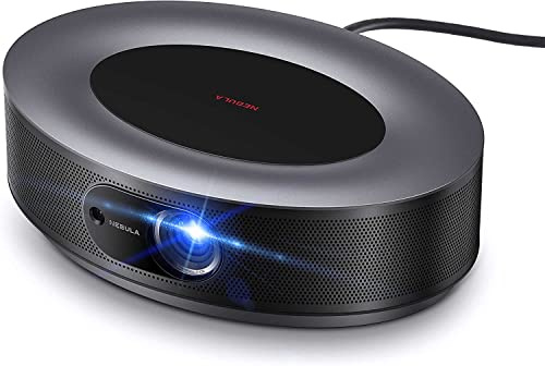 NEBULA Cosmos 1080p Full HD Home Entertainment Projector, 810 ANSI Lumens, Android TV 9.0, 4K Supported, Digital Zoom, Auto Focus, HDR10 (Renewed)