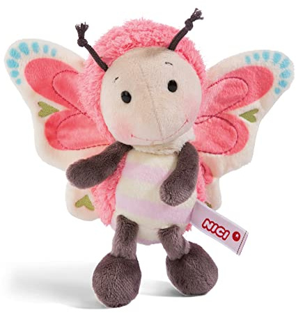 NICI Kuscheltier Schmetterling 25 cm – Schmetterling Plüschtier für Mädchen, Jungen & Babys – Flauschiges Stofftier zum Spielen, Sammeln & Kuscheln – Gemütliches Schmusetier