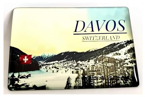 Davos Graubünden Schweiz Fridge Magnet Souvenir Kühlschrankmagnet Reiseandenken Geschenkartikel