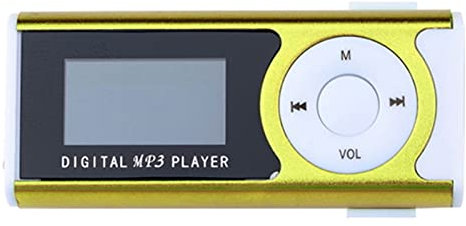Worparsen Mini lecteur de musique MP3 avec écran LCD et clip USB Support carte micro SD 16 Go Vert