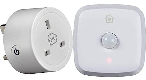 Knightsbridge Motion Controlled Smart Plug Socket, White, BS 1363, CE Certified