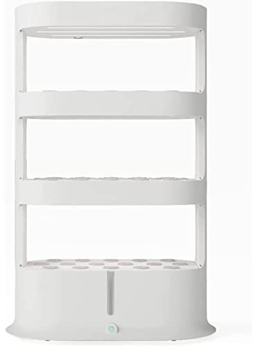 Tour Hydroponique, Système De Culture Hydroponique De Jardin À 48 Dosettes, Kit De Culture Aéroponique Avec Arrosage Automatique, Lumière De Croissance Et Minuterie Système De Plantation Aquaponique