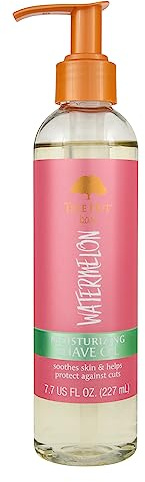 Tree Hut Watermelon Moisturizing Shave Oil, Gel-to-Oil Formula, Ultra Hydrating Barrier for a Close, Smooth Shave, For All Skin Types, Made with Shea Butter, 7.7 Fl Oz