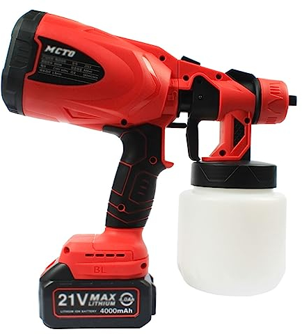 ENDBAG Pistolet Peinture sans Fil Petit pulvérisateur électrique, pulvérisateur de Peinture sans Fil avec Accessoires | pour la Peinture, la Maison intérieure et extérieure