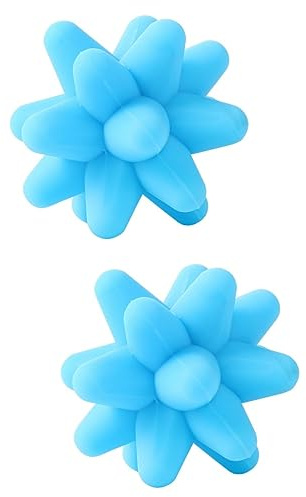 GLEAVI 2stücke Fitness Elastischem Punktmassageball Für Effektive Selbstmassage Und Muskelentspannung Für Yoga Training Und Rehabilitation Blauer Massageroller