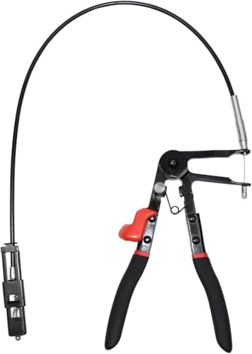 CENWOTL Flexible Wire Long Reach Hose Clamp Plier, Flexible Spring Clamp Pliers, Car Maintenance Repair Tools for Fuel Pipes, Oil Pipes, Radiator