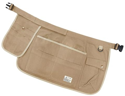 Garden Tool Belt for Women, Garden Tool Belt, Waterproof Belt Apron, Tool Belt Bag with Multiple Pockets, Work Apron for and Construction Workers, Adjustable Belt Bag