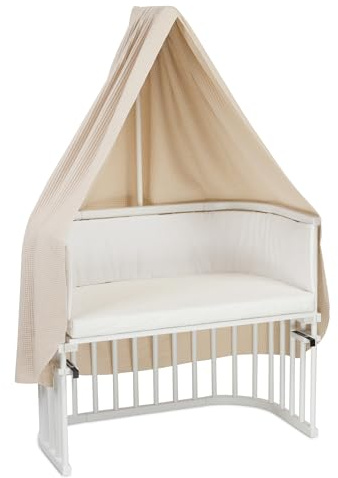 babybay Himmel Waffelpiqué für Mobilehalterung passend für alle Modelle bis 96 cm Länge, Sand