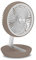 TROTEC Tischventilator TVE 2 B – Leiser Mini-Ventilator, 25 W, 2 Stufen, 360° drehbar, ideal für Büro, Schlafzimmer, Camping, Reisen & Zuhause – kompakt, beige