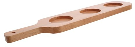 HIAKDOFT Planche à Bière avec Poignée Plateau de Dégustation pour Bar Ktv Hôtel Support de Service pour Bière Artisanale et Vin Plateau de Naturel et Pratique