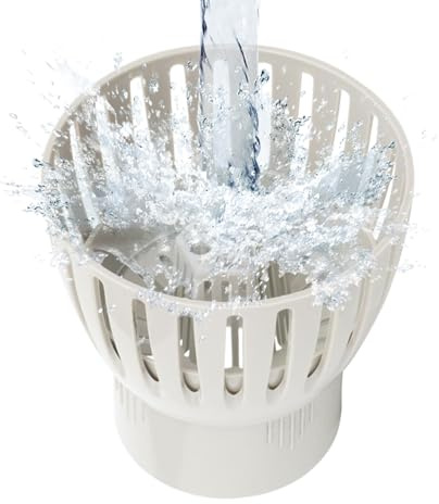 Niesel Filtre écrémant pour bassins, collecte les déchets, filtre de piscine, étang, outil de filtration de 5 cm pour extérieur dans le jardin ou la terrasse