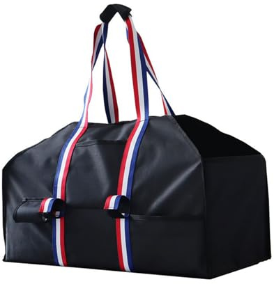 Wood Carrier for Firewood - Waterproof Firewood Tote with Axe Strap and Handles | 600D Oxford Fabric Heavy Duty Tote for Stove Grill Barbecue Outdoor Camping Garden Patio