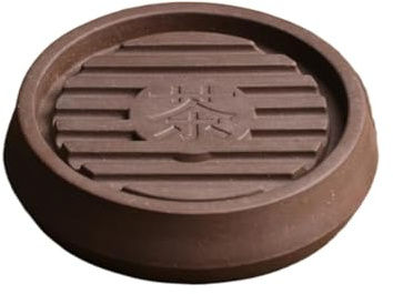 YXINAER Teekannenbasis Ton Teekannenuntersetzer Untertasse for Teekanne Münze Kung Fu Teezeremonie Chinesische Teetabletts Topfuntersetzer Metall
