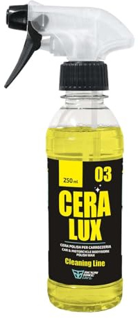 Resin Bike Care - Cera Lux - Wax Polish 250 ml, Polish for Motorcycles, Scooters and Cars, Plastics, Fairings and Painted Surfaces, Glossy and Water-Repellent Effect, Dirt Protection Solvent-Free