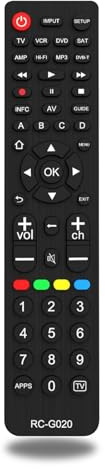 Universal TV Remote for Multi-Brand Smart TV, TV Remote Control Replacement Compatible with Samsung, LG, Sony, Sharp, Panasonic, Hisense, TCL, Haier, Supports 8-Device Connection