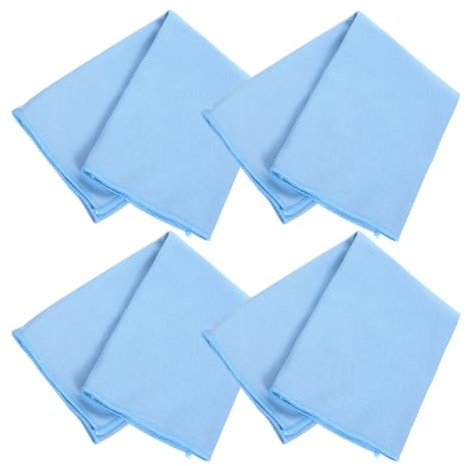 BATHVEVE 4 Stück pack Glashandtücher aus Weichem Stoff Supple Glasreinigungstücher für Streifenfreie Reinigung von Glas und Küchenarbeitsplatten Fusselfrei