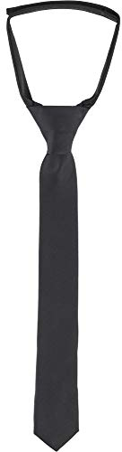 Ladeheid Kinder Jungen Krawatte KJ (31cm x 4cm, Schwarz)
