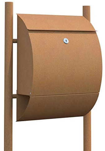 Standbriefkasten, Design Briefkasten Sunshine Rost - Bravios