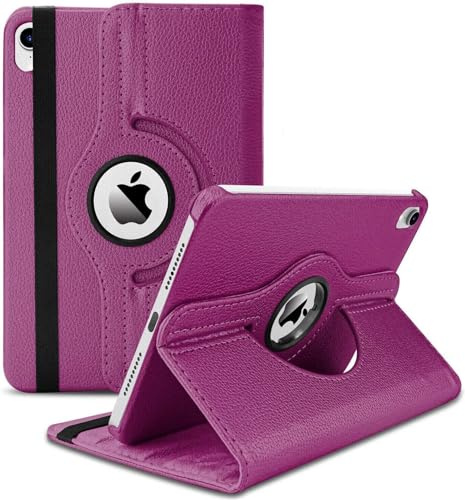 World Biz Étui rotatif pour iPad Air 10,9’’ 5e / 4e génération (2022/2020), Flip Cover en PU antichoc à rotation 360° avec fonction réveil/veille automatique pour Apple iPad Air 5/4 10,9 pouces