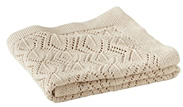 Vertbaudet Bio-Kollektion: Baby Decke mit Pointelle-Muster